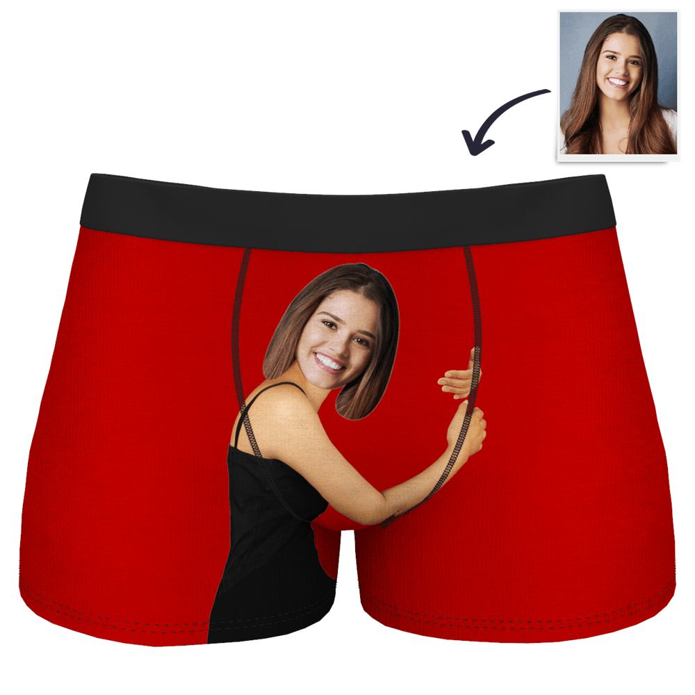 Custom Face Boxer, Personalised Boxer for Husband, Funny Gift for