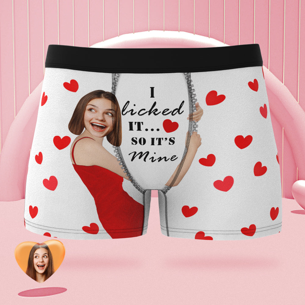 Custom Face Boxer Girlfriend's Face Licked It 3D Online Preview –  MyFaceBoxerUK