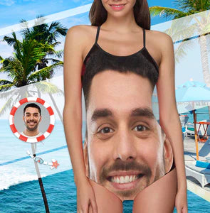 Custom One Face Boyfriend Women's Slip Swimsuit