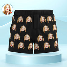 Custom Girlfriend Face Multicolor Boxer Shorts Personalized Photo Underwear Gift for Him
