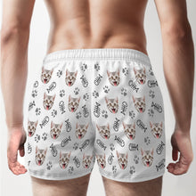 Custom Cat Face Multicolor Boxer Shorts Personalized Casual Underwear Gift for Him - MyFaceBoxerUK