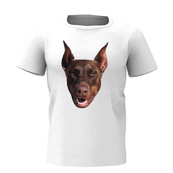 Custom Face Funny Dog T-shirt Pet