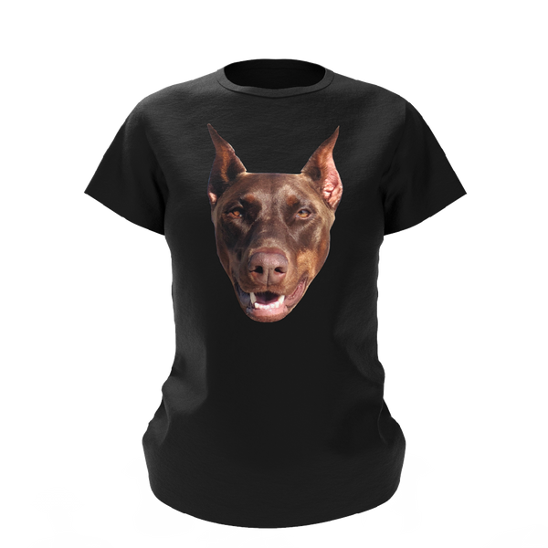 Custom Face Funny Dog T-shirt Pet