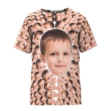 Custom Funny Faces Mash Kid T-shirt