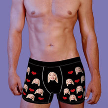 Heart And Face On Boxer Shorts