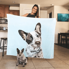 Custom Print Blanket Personalised Pet Photo Blanket