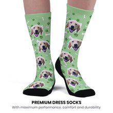 Custom Upgrade Breathable Dog Socks With Your Text - MyPhotoSocks