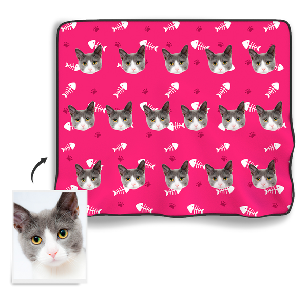 Cat Photo Blanket