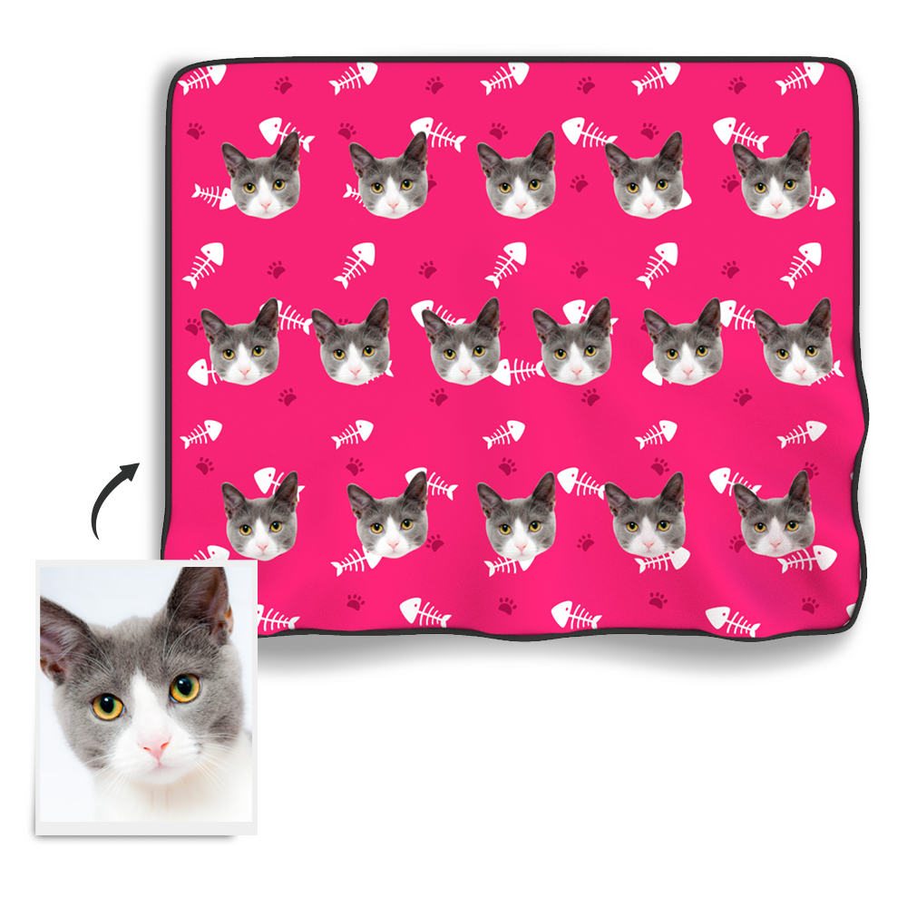Cat Photo Blanket