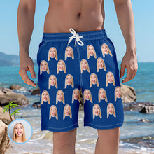 Men's Custom Face Elastic Beach Short Pants - MyFaceBoxerUK