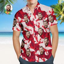 Custom Face Hawaiian Shirt Lobster Style Personalized Face Shirt - MyFaceBoxerUK