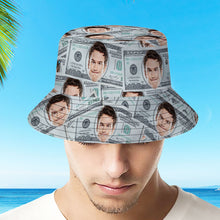 Custom Your Photo Face And Pet Summer Bucket Hat Fisherman Hat - Dollar