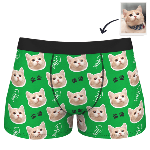 Men's Customized Cat Boxer Shorts