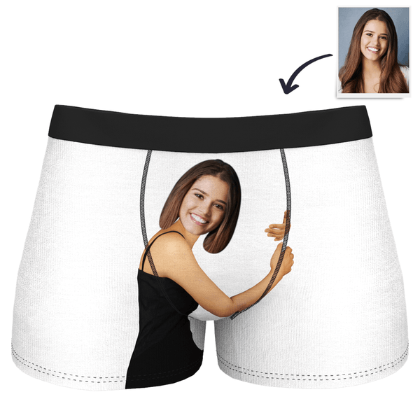 Custom Face On Body Boxer Shorts 3D Online Preview - Tan Skin