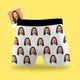 Men's Customized Colorful Face Boxer Shorts