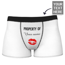 Men's Custom Property of Yours Boxer Shorts