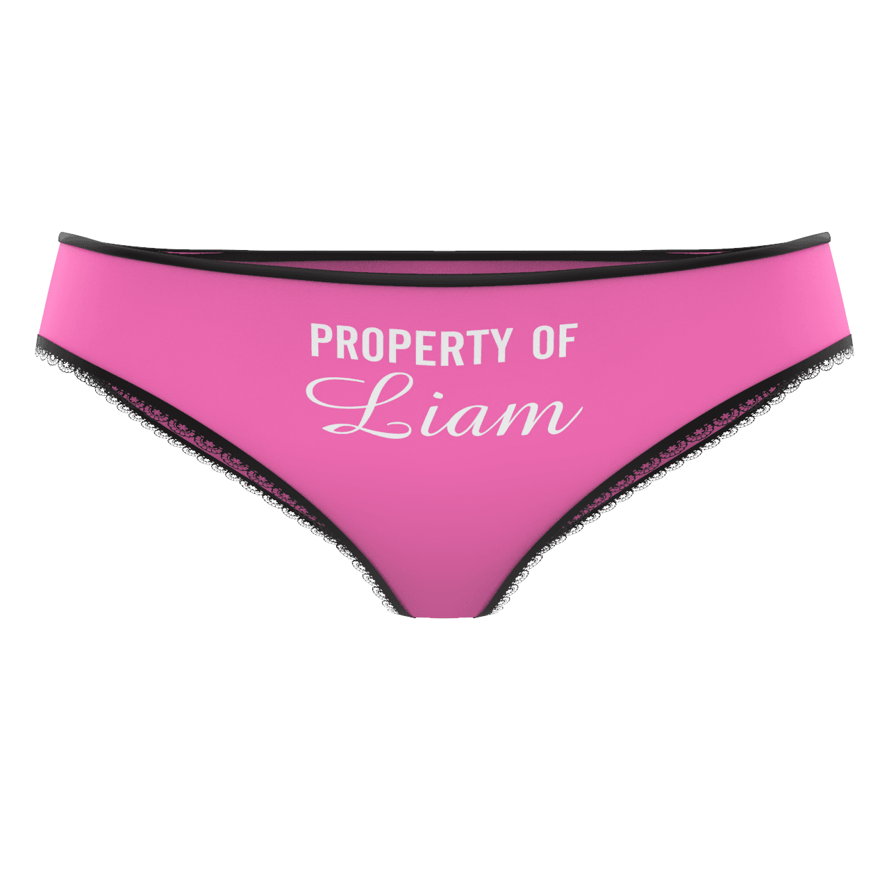 Couple Plain Women's Custom Name Property of Colorful Panties –  MyFaceBoxerUK