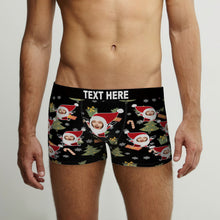 Custom Men's Photo Boxers Personalized Christmas Face Underwear Christmas Gift for Boyfriend - MyFaceBoxerUK