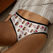 Custom Face Women's Panties Lick Me Naughty Romantic Gift - MyFaceBoxerUK