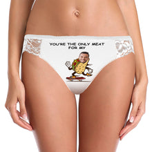 Custom Women Lace Panty Face Sexy Panties - You're The Only Meat For Me - MyFaceBoxerUK