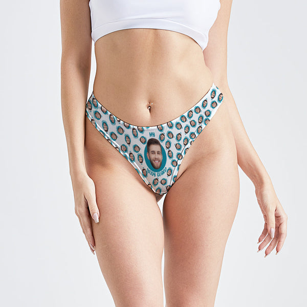 Custom Face Thong Panties Bodyguard Personalized Printed Sexy Fun Funny Panties Lingerie - MyFaceBoxerUK