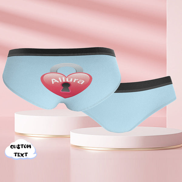 Custom Engraved Underwear Creative Lock Funny Gifts - MyFaceBoxerUK