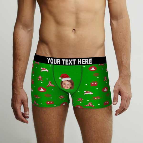 Custom Girlfriend Face Boxer Briefs Funny Personalised Face Underwear Christmas Gift - MyFaceBoxerUK