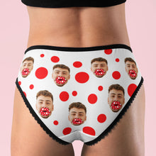 Custom Face Boxers AR View Personalised Funny Lips Valentine's Day Gift For Her - MyFaceBoxerUK