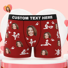 Custom Men's Face Boxer Briefs Just Do It Personalised Funny Valentine's Day Gift for Him - MyFaceBoxerUK