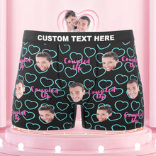 Custom Face Boxers Briefs Personalised Men's Shorts With Photo - Coupled Up - MyFaceBoxerUK