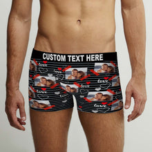 Custom Photo Boxers Briefs Picture of Love Personalized Photo Underwear Gift for Him - MyFaceBoxerUK