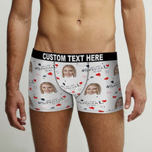 Custom Face Boxers Briefs You Are Special To Me Personalized Photo Underwear Gift for Him - MyFaceBoxerUK
