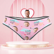 Custom Face Women's Panties Love Is In the Air Gift for Her - MyFaceBoxerUK