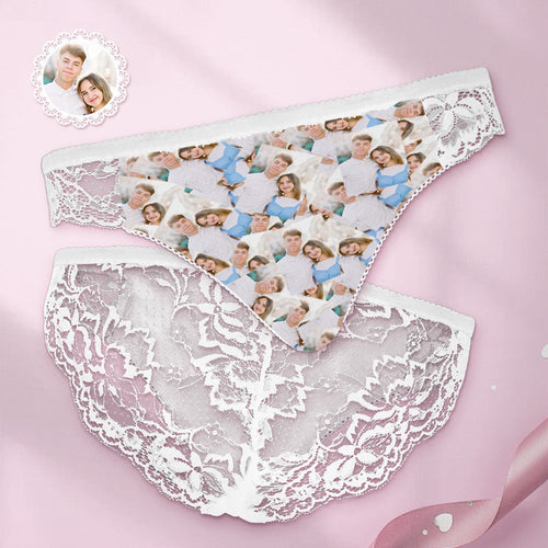 Custom Women Lace Panty Photo Collage Sexy Panties - MyFaceBoxerUK