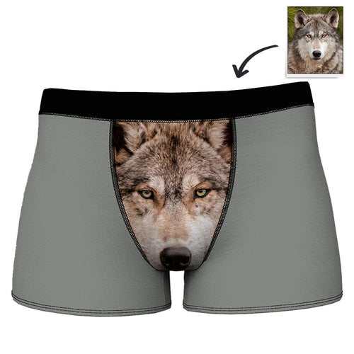 Custom Boxer Shorts for Men with Photo of Your Pet