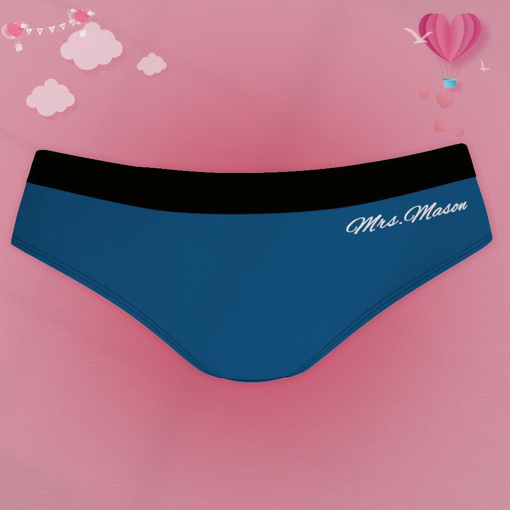 Custom Name Underwear,Personalised Cum Dumpste Panty Women's Gifts f –  MyFaceBoxerUK