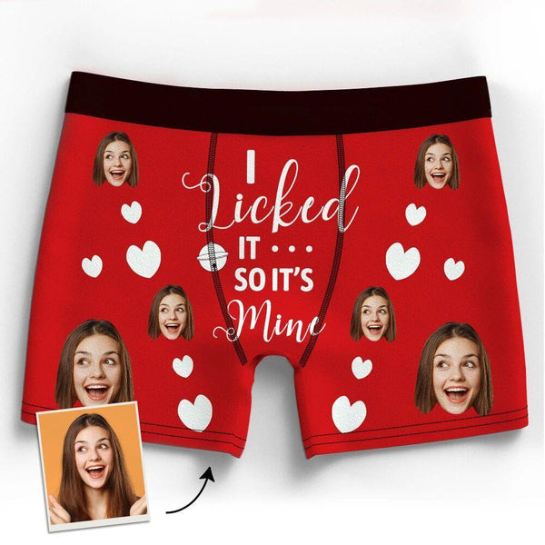 Men's Customized Face Boxer 3D Online Preview Personalised Photo Boxer It's Mine