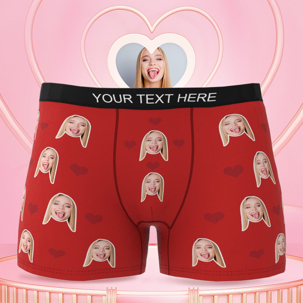 Custom Face Boxers with Your Face Photo Boxers Gifts Giving For Anniversary  – MyFaceBoxerUK
