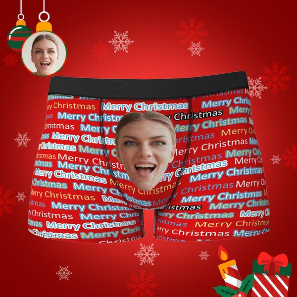 Christmas underwears with funny face