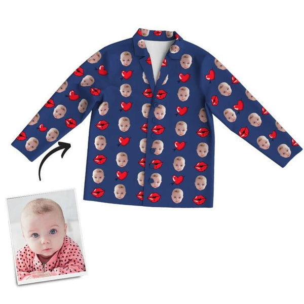 Custom Face Kiss Pyjamas Gift for Mum - Mother's Day Gift