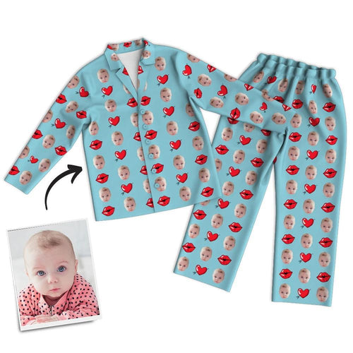 Custom Face Kiss Pyjamas Gift for Mum - Mother's Day Gift