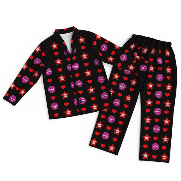 Custom Face Logo Pajamas Heart Personalised Business Gifts