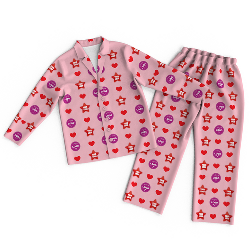 Custom Face Logo Pajamas Heart Personalised Business Gifts