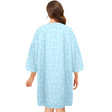 Custom Photo And Name Nightdress Personalised Women's Oversized Nightshirt Footprint Gifts For Her - MyFaceBoxerUK