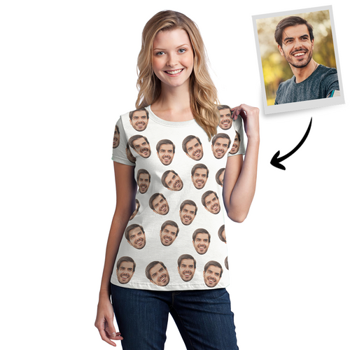 Custom Face Woman T-Shirt
