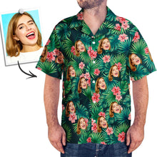 Custom Face Shirt Men's All Over Print Hawaiian Shirt for Dad