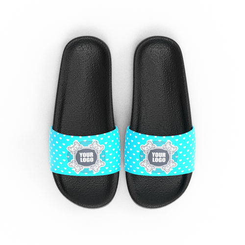 Custom Logo Photo And Text Men's Slide Sandal