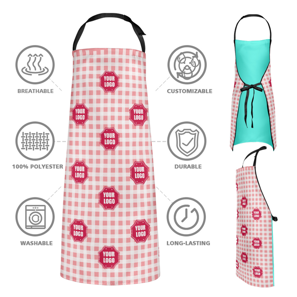 Custom Kitchen Apron With your Personalised Logo - Lattice Element