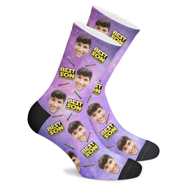 Customized Best Son In The Galaxy Socks