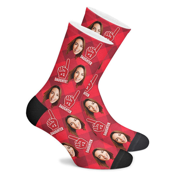 Customized #1 Daughter Fan Socks